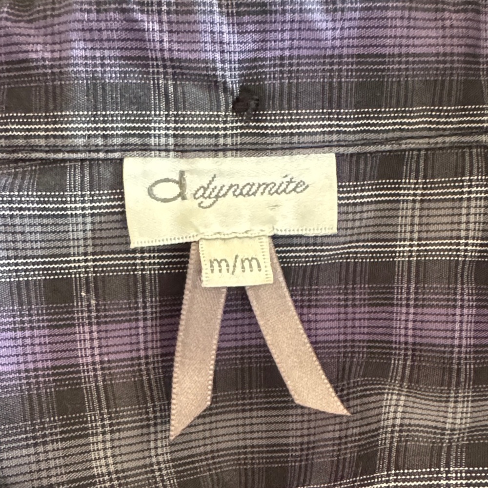 Dynamite Purple Checkered Mini Dress - Picture 13 of 13